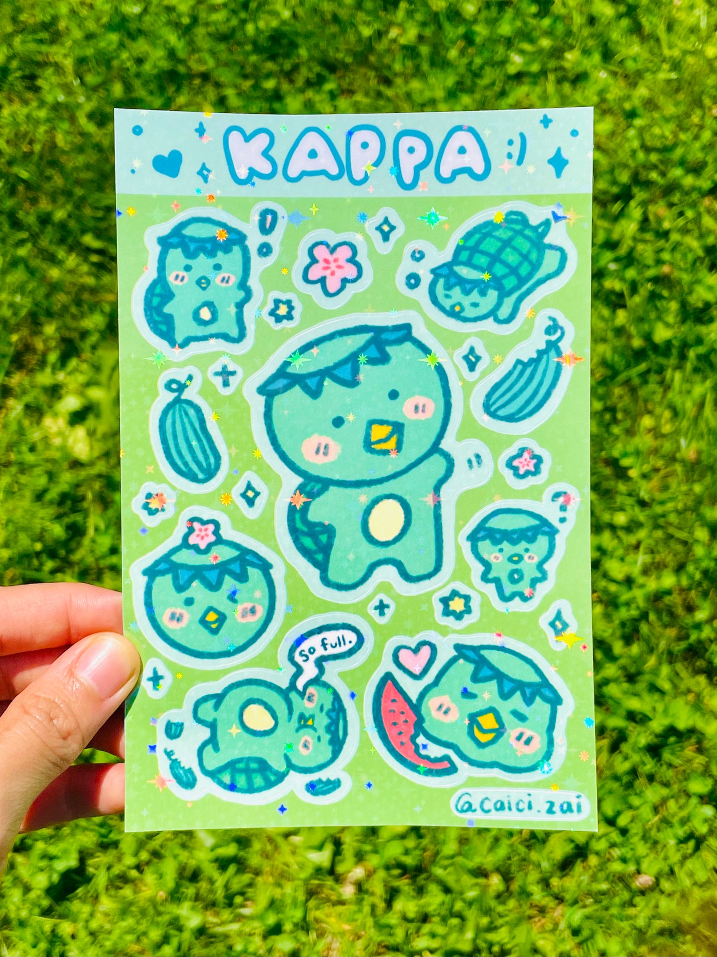 Kappa Sticker Sheet