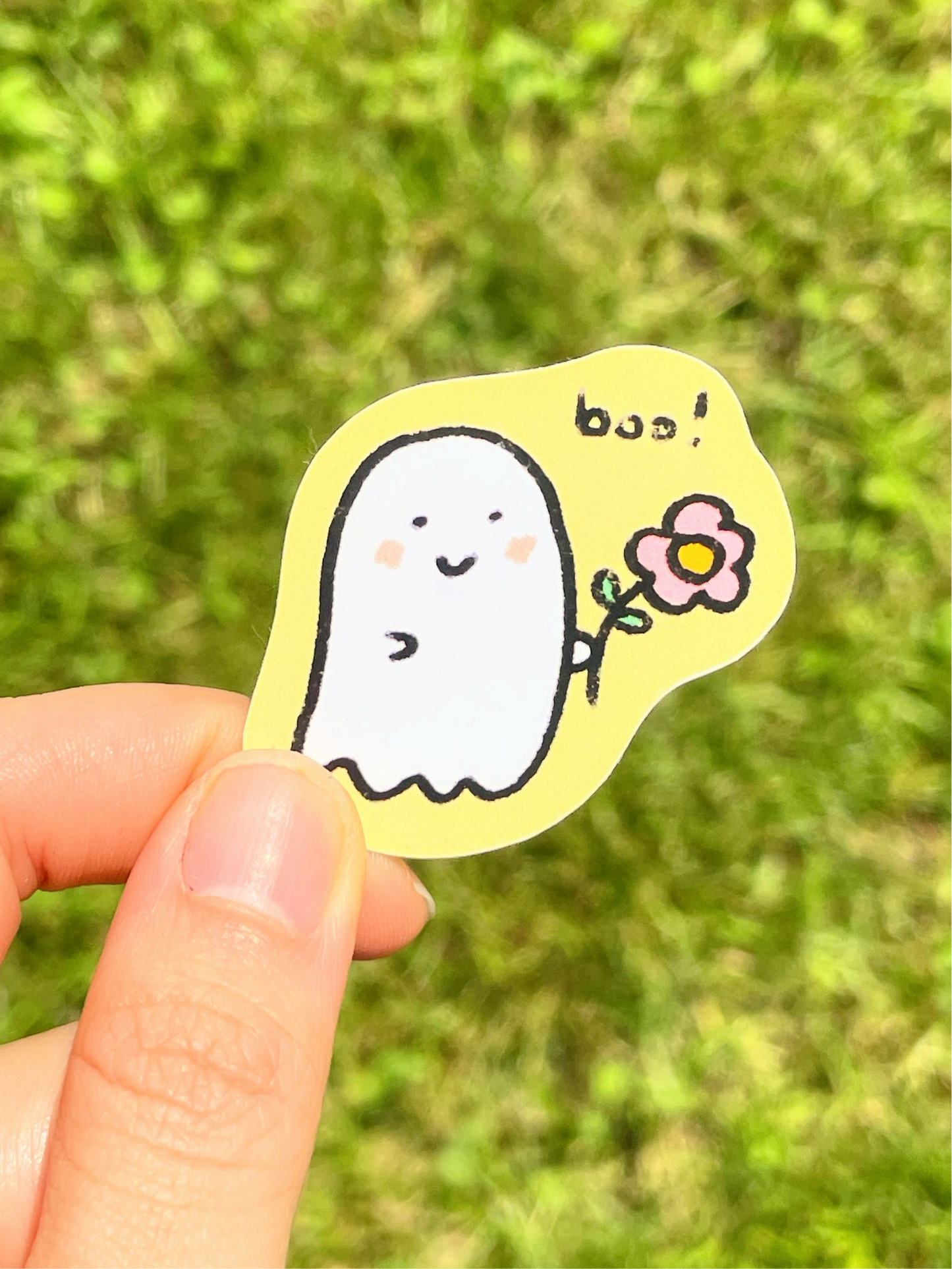 Boo Sticker