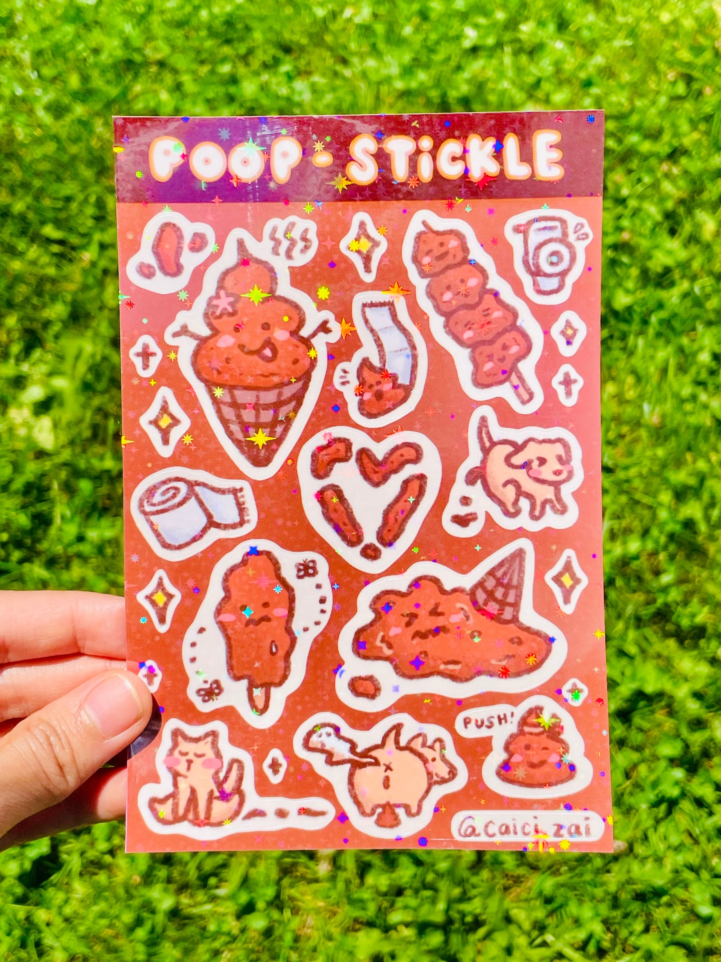 Poop Sticker Sheet