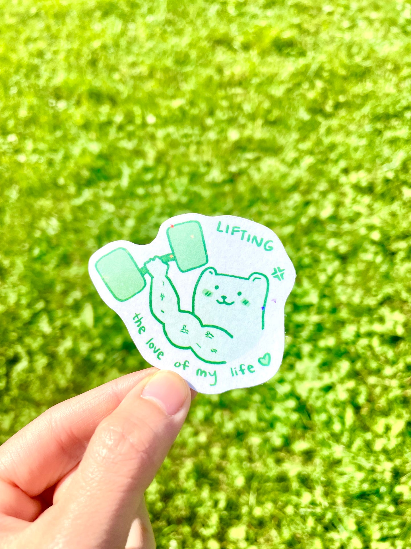 Lifting the Love of My Life Sticker