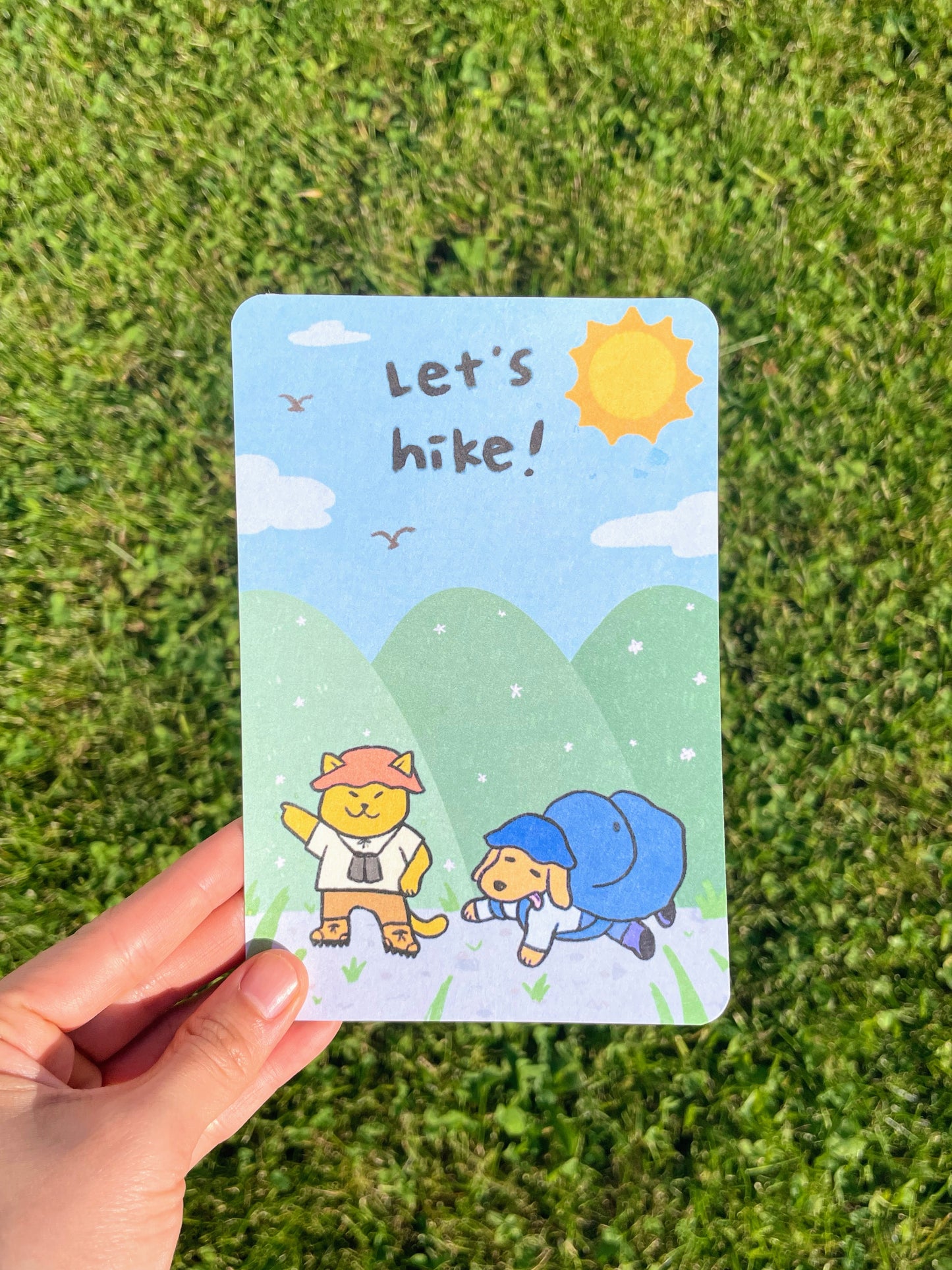 Let’s Hike Postcard