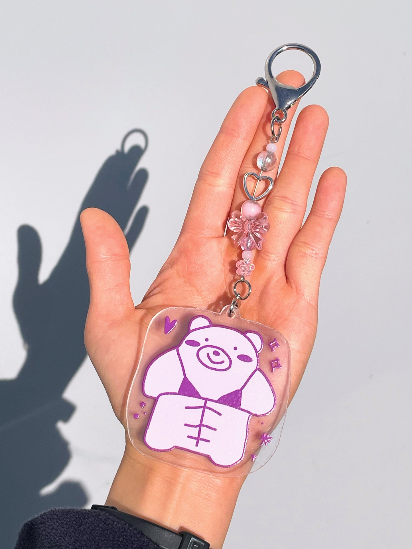 Bikini Buff Guy Keychain