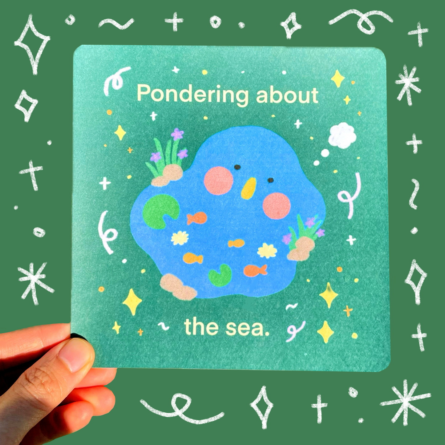 Pondering About The Sea Postcard