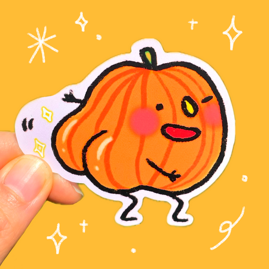 Pumpkin Booty Sticker